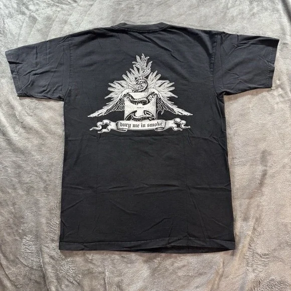 Vintage Down Bury Me In Smoke Band Shirt L 2002 Nola Smoking Jesus Sludge Metal - Picture 2 of 16